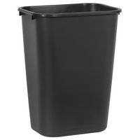 WASTE CONT - DESKSIDE LARGE  39L / 41QRT BLACK (2957)