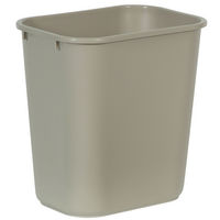 WASTE CONT - DESKSIDE MEDIUM  BEIGE 28 QRT / 26.5L (2956)