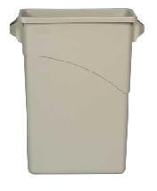 WASTE CONT - SLIM JIM 23 GAL BEIGE (RU3540)