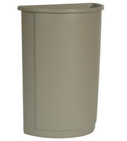 WASTE CONT - 1/2 ROUND 21 GAL BEIGE (RU3520)