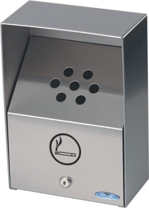 ASH TRAY SMOKING - 7 HOLE STAINLESS STEEL LARGE (F909)