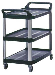 CART - UTILITY, XTRA, OPEN  SIDED, 300LB GREY (RU4091)