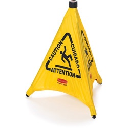 SIGN - 20&quot; SAFETY CONE POP-UP CAUTION/WET FLOOR 