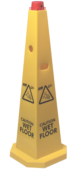 FLOOR SIGN - CAUTION, 36&quot; WET FLOOR SAFETY CONE, LARGE 4