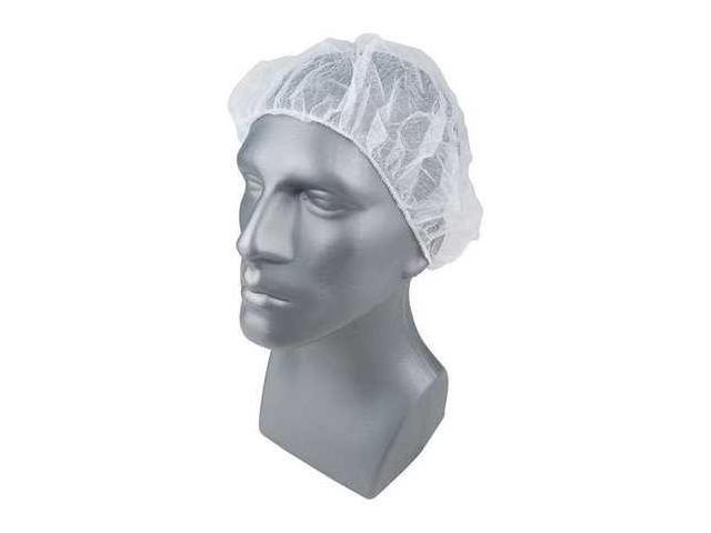 BOUFFANT CAPS - 21&quot; LARGE  WHITE HAIR NET 1000/CS