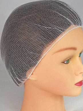 HAIR NET - 24" X-LARGE  POLYESTER MESH WHITE 100/PK 