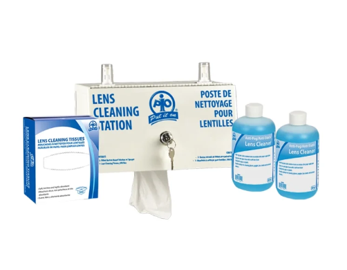 LENS CLEANING STATION DISP -  INCLUDES 2, 500ML SOLUTION &amp; 1 