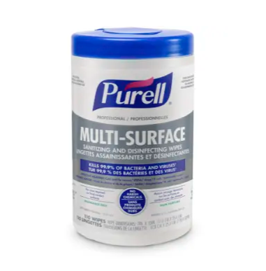 Product 6200075: WIPES - PURELL MULTI-SURFACE  SANITIZING & DISINFECTANT WIPE