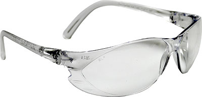 SAFETY GLASSES - CLEAR LENS  TWISTER W/CLEAR FRAME 12/BOX