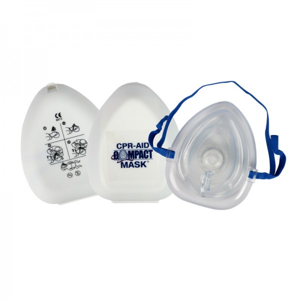 RESCUE DEVICE KIT - CPR POCKET MASK O2 INLET &amp; CASE