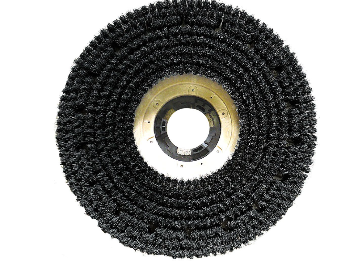 BRUSH &amp; CLUTCH PLATE - 18&quot;  FLOOR SCRUB BRUSH HARD BRISTLE 