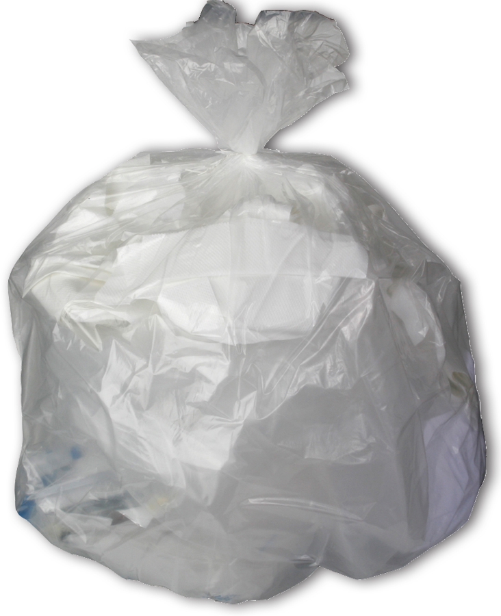 GARBAGE BAGS - 35 X 47 X-STRONG 1.4MIL CLEAR 100/CS