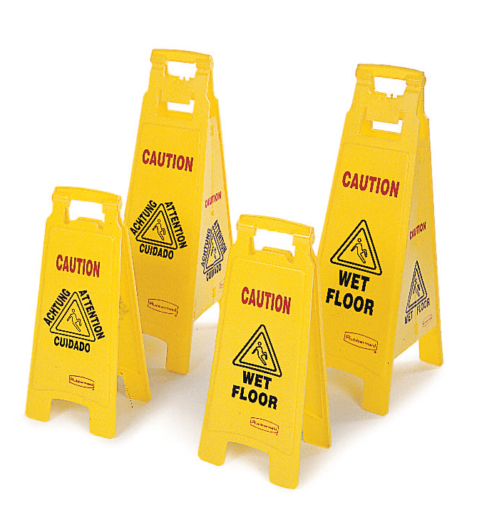 Wet Floor Signs, Pylons &amp; Barricades